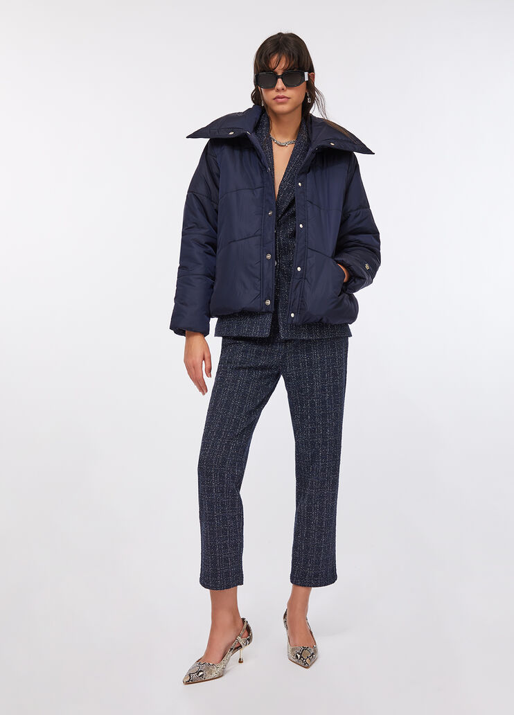 Kurze wattierte Jacke Dunkelblau Liu Jo - medium