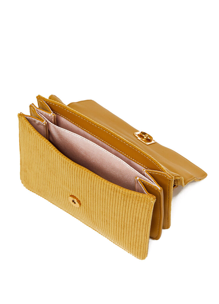 Velvet handbag with gemstones yellow Liu Jo - large image number 3