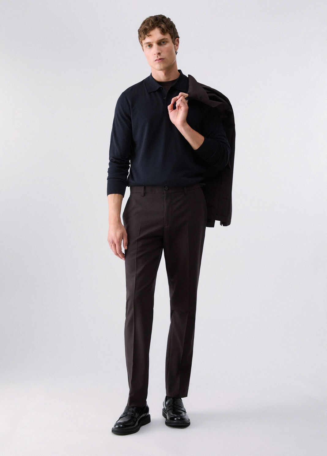 Merino Wool Polo dark blue Liu Jo - large image number 5