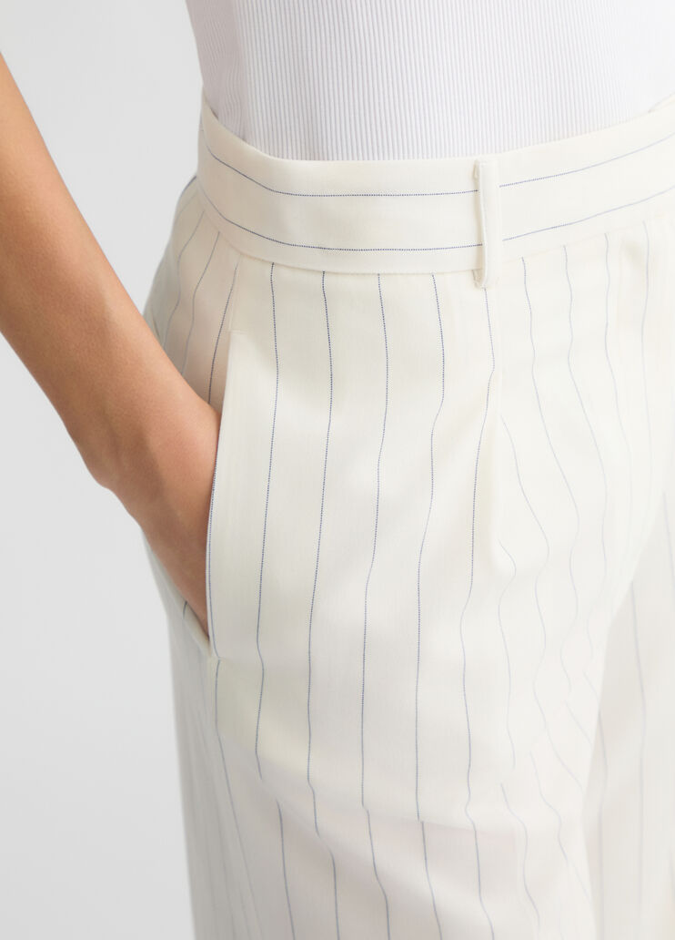 Striped white Bermuda shorts white Liu Jo - large image number 2 Striped white Bermuda shorts white Liu Jo - large image number 2