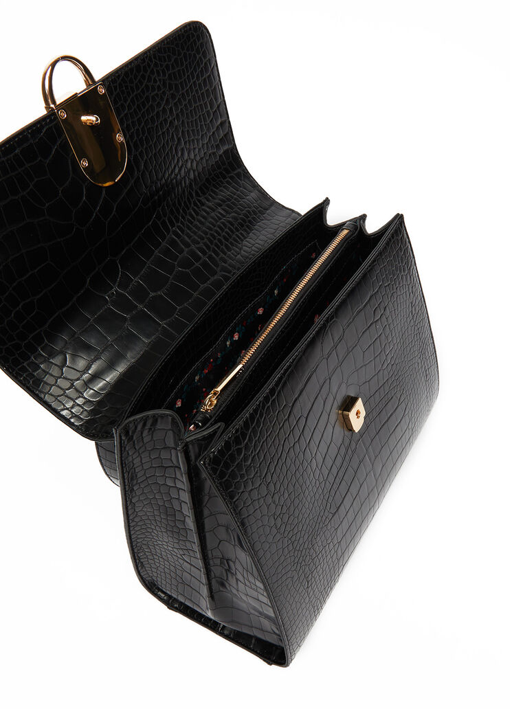 Tasche mit Krokoprägung Schwarz Liu Jo - large image number 3 Tasche mit Krokoprägung Schwarz Liu Jo - large image number 3