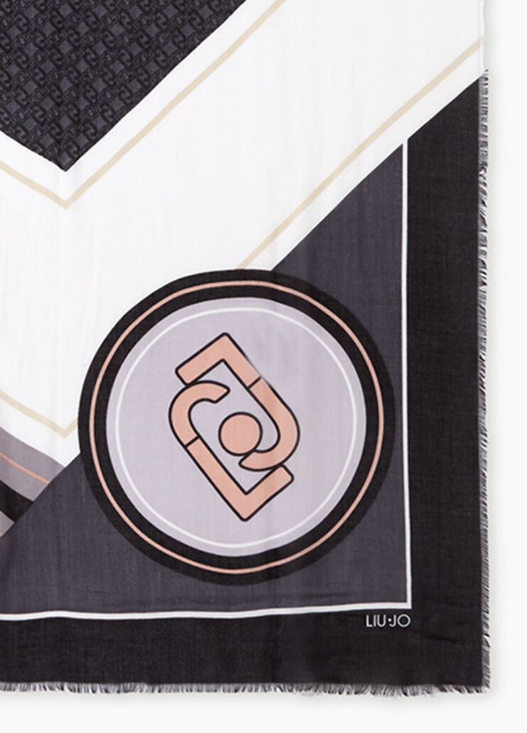 Foulard imprimé Noir Liu Jo - large image number 0 Foulard imprimé Noir Liu Jo - large image number 0