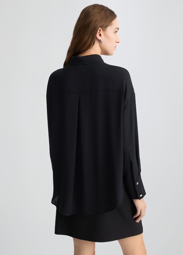 Oversized shirt black Liu Jo - large image number 1 Oversized shirt black Liu Jo - large image number 1