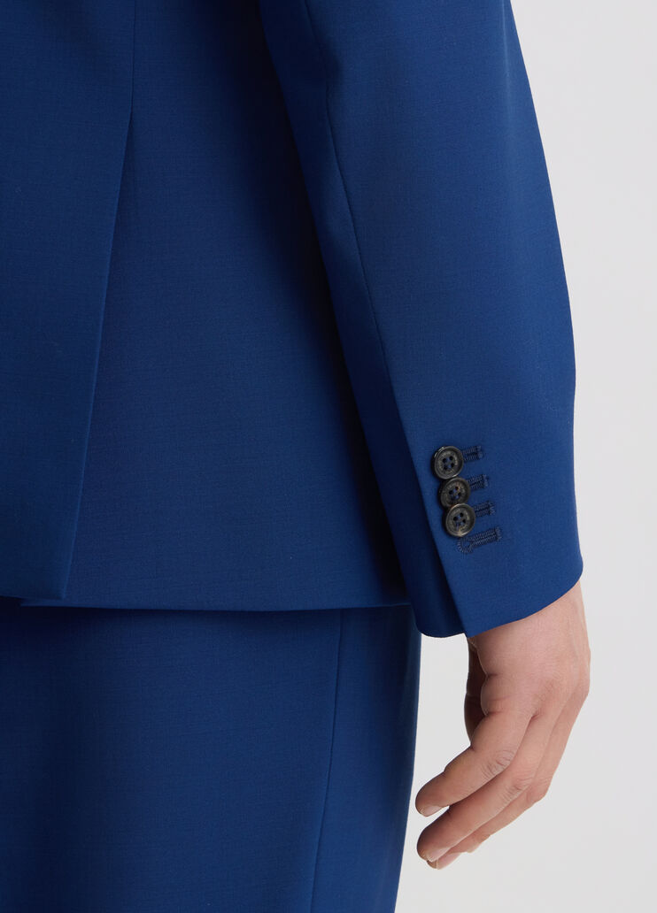 Wool blend jacket Blue Liu Jo - large image number 4 Wool blend jacket Blue Liu Jo - large image number 4