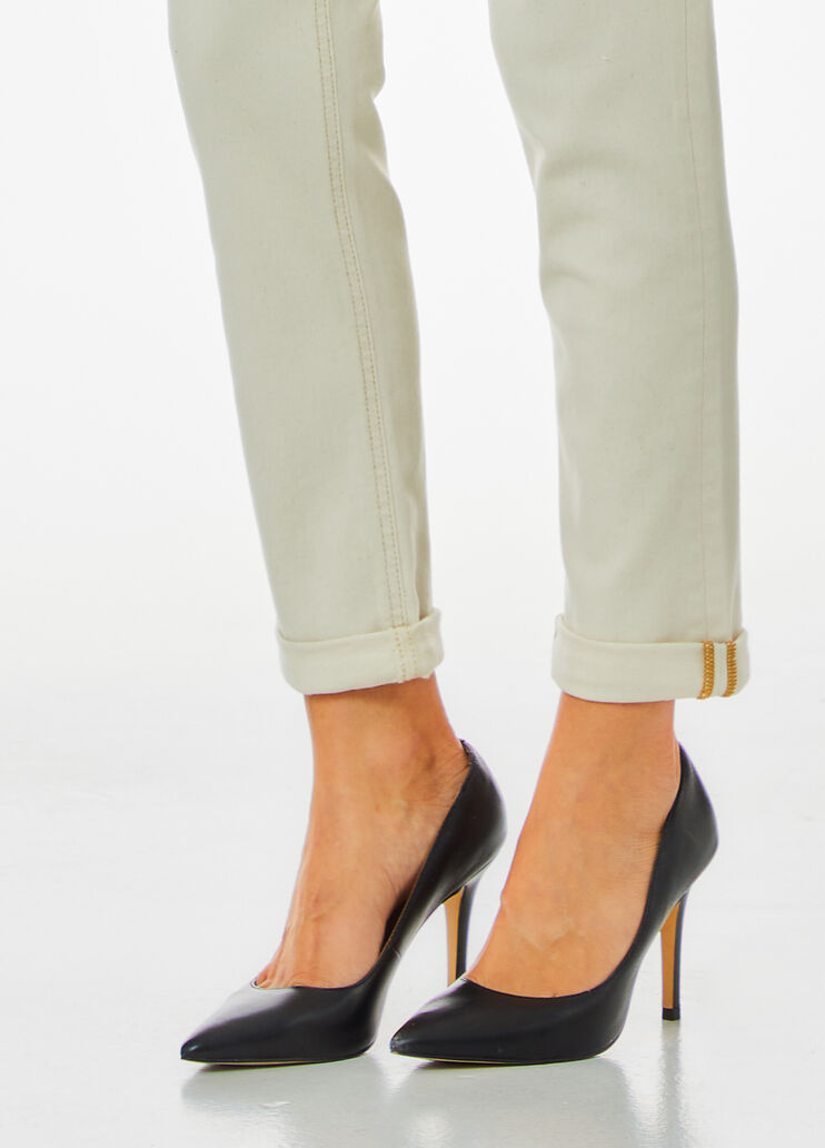 Skinny trousers with turn-up white Liu Jo - large image number 2 Skinny trousers with turn-up white Liu Jo - large image number 2