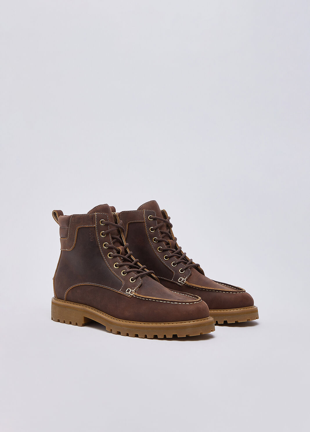 Leather ankle boots brown Liu Jo - large image number 1