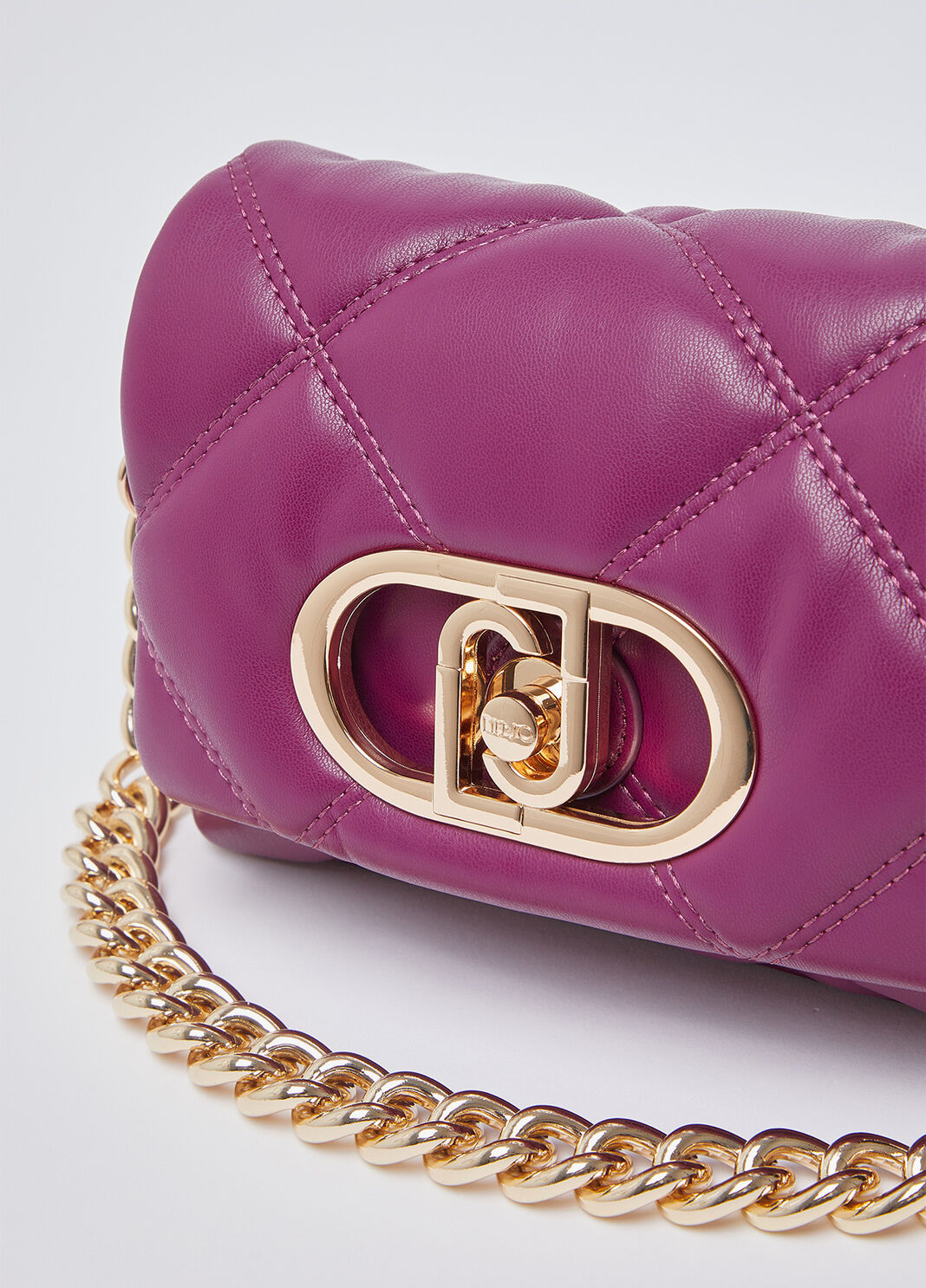 Kleine Tasche LaPuffy in Matelass&eacute;-Optik violett Liu Jo - large image number 4