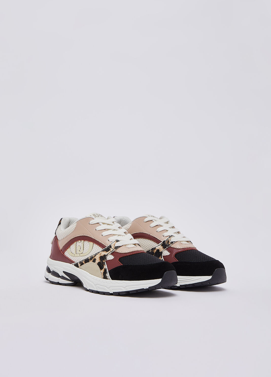 Sneakers mit Ponyfell-Details Schwarz/Nude Liu Jo - large image number 2