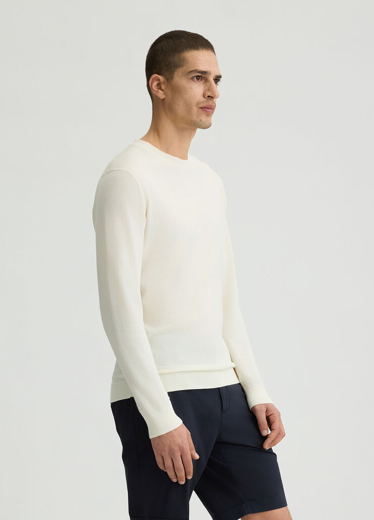 Men's white jumper white Liu Jo - large image number 3 Men's white jumper white Liu Jo - large image number 3