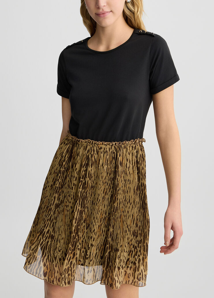 Dress with animal print black Liu Jo - large image number 2 Dress with animal print black Liu Jo - large image number 2