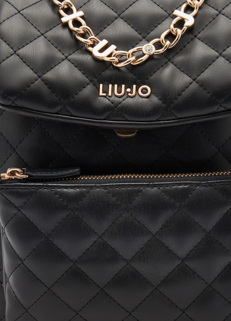 Quilted black backpack black Liu Jo - large image number 5 Quilted black backpack black Liu Jo - large image number 5