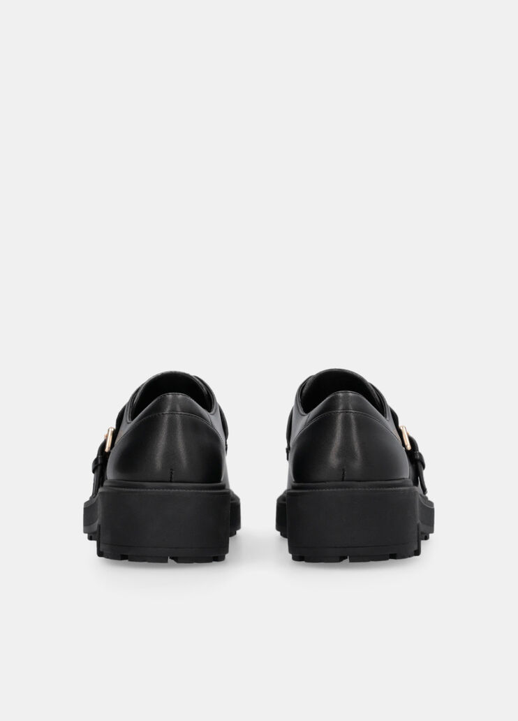 Leather shoes with buckle black Liu Jo - large image number 7