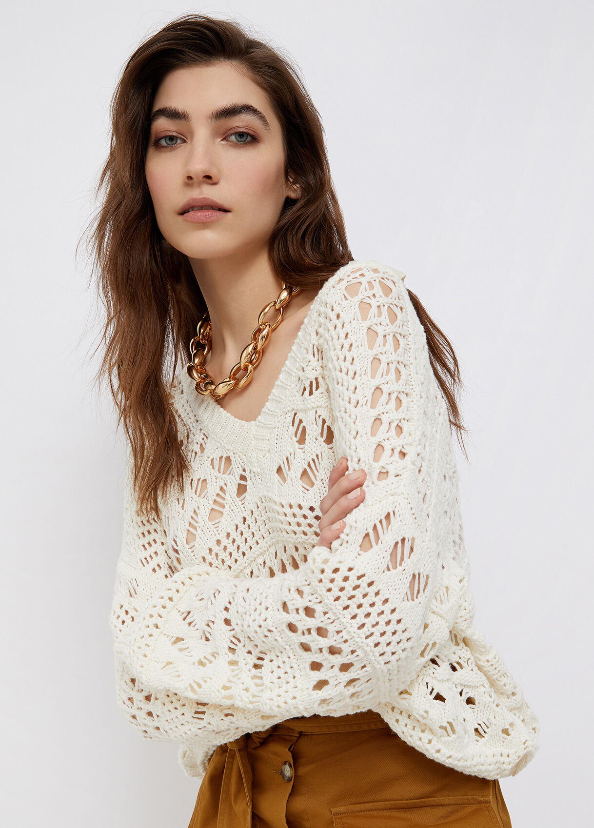 Pullover mit schleife hinten clearance