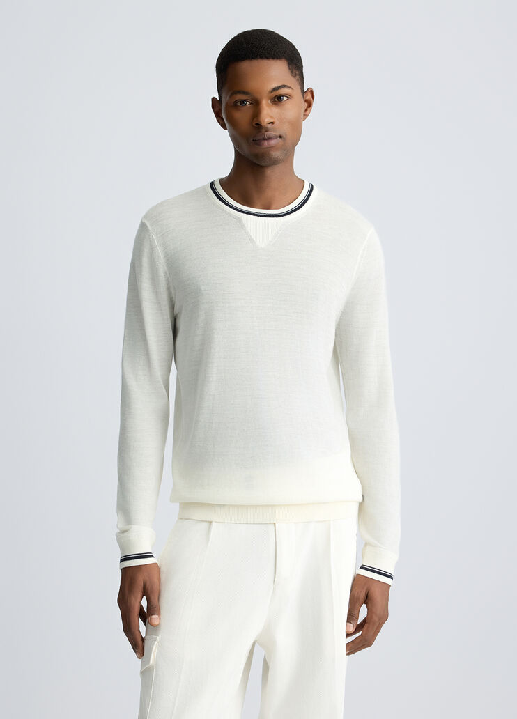 White wool-blend pullover white Liu Jo - medium White wool-blend pullover white Liu Jo - medium