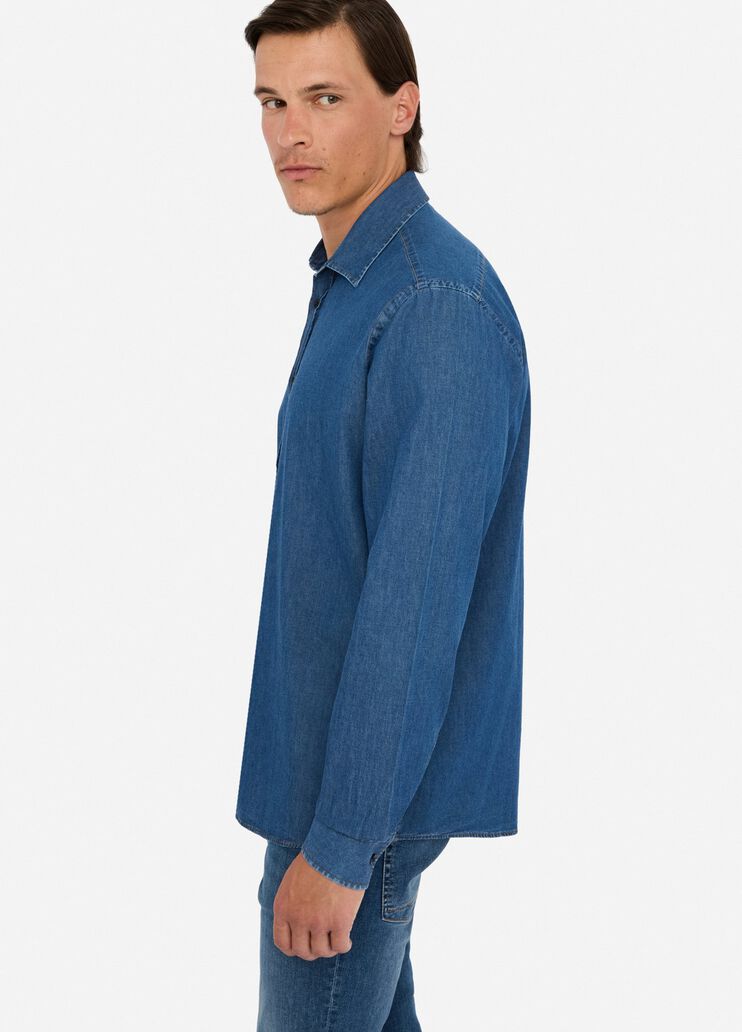 Camicia in denim lavaggio classico Liu Jo - large image number 3 Camicia in denim lavaggio classico Liu Jo - large image number 3