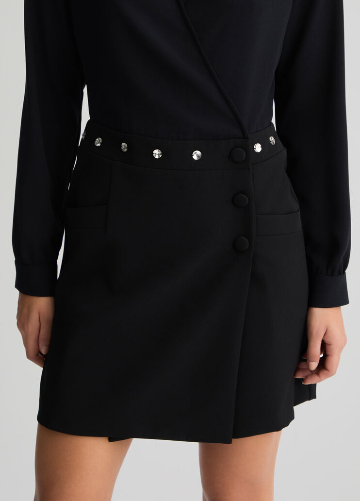 Dress with gemstones black Liu Jo - large image number 3 Dress with gemstones black Liu Jo - large image number 3