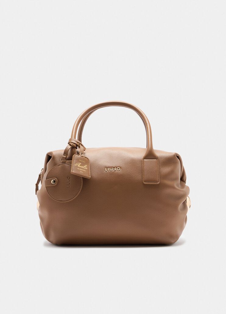 Large bag with charms brown Liu Jo - medium Large bag with charms brown Liu Jo - medium