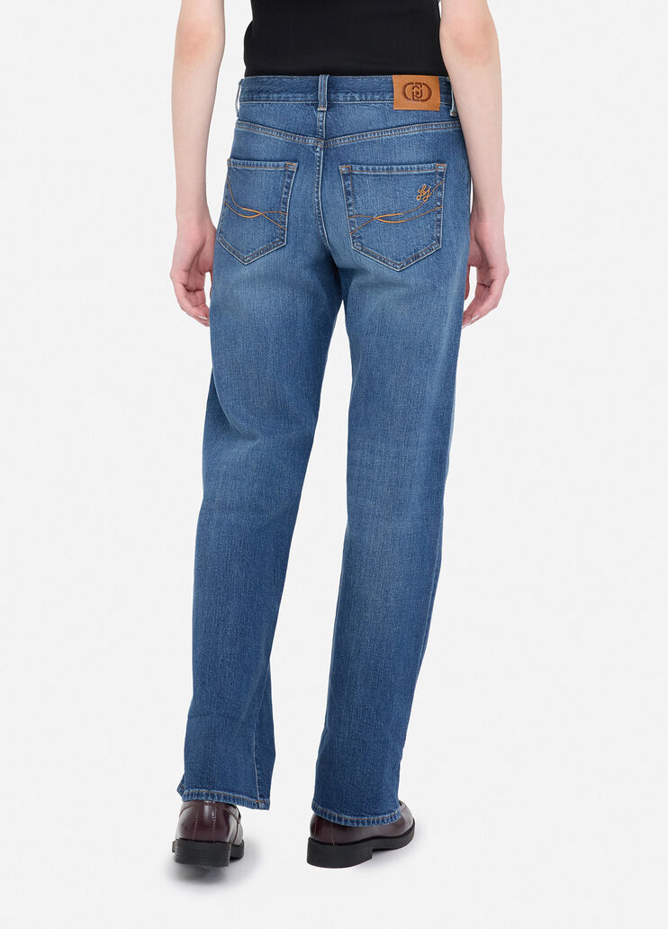 Прямые джинсы Liu Jo Better темный деним Liu Jo - large image number 1