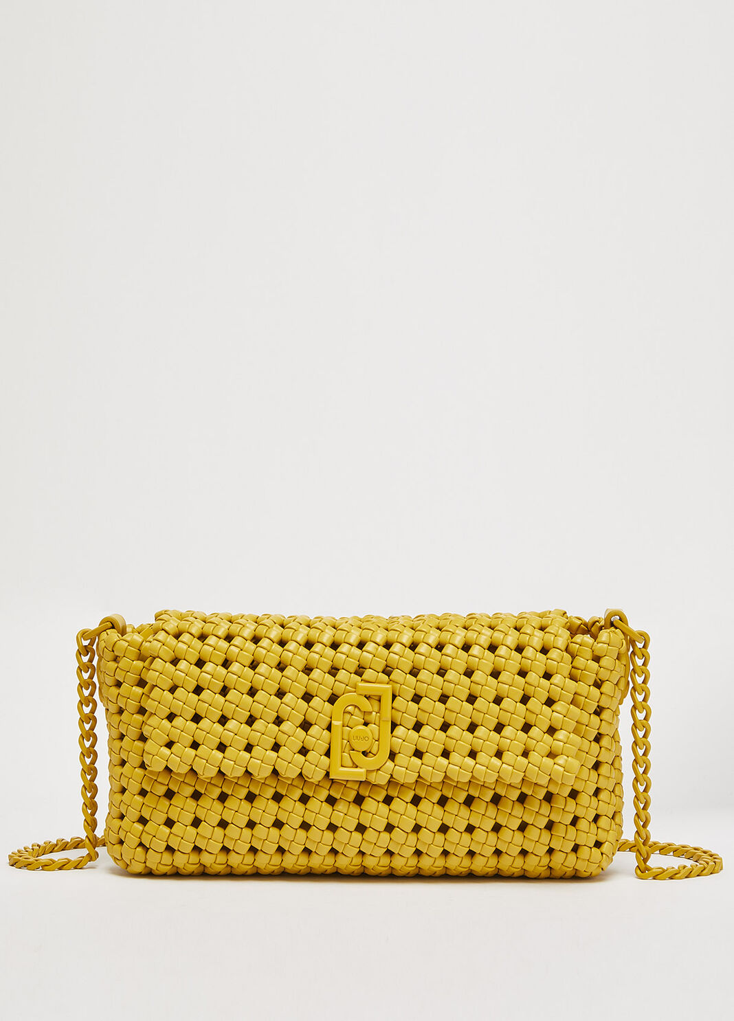 Geflochtene Umh&auml;ngetasche Hellgelb Liu Jo - large image number 0