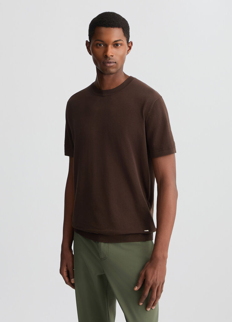 Men’s T-shirt chocolate Liu Jo - medium Men’s T-shirt chocolate Liu Jo - medium