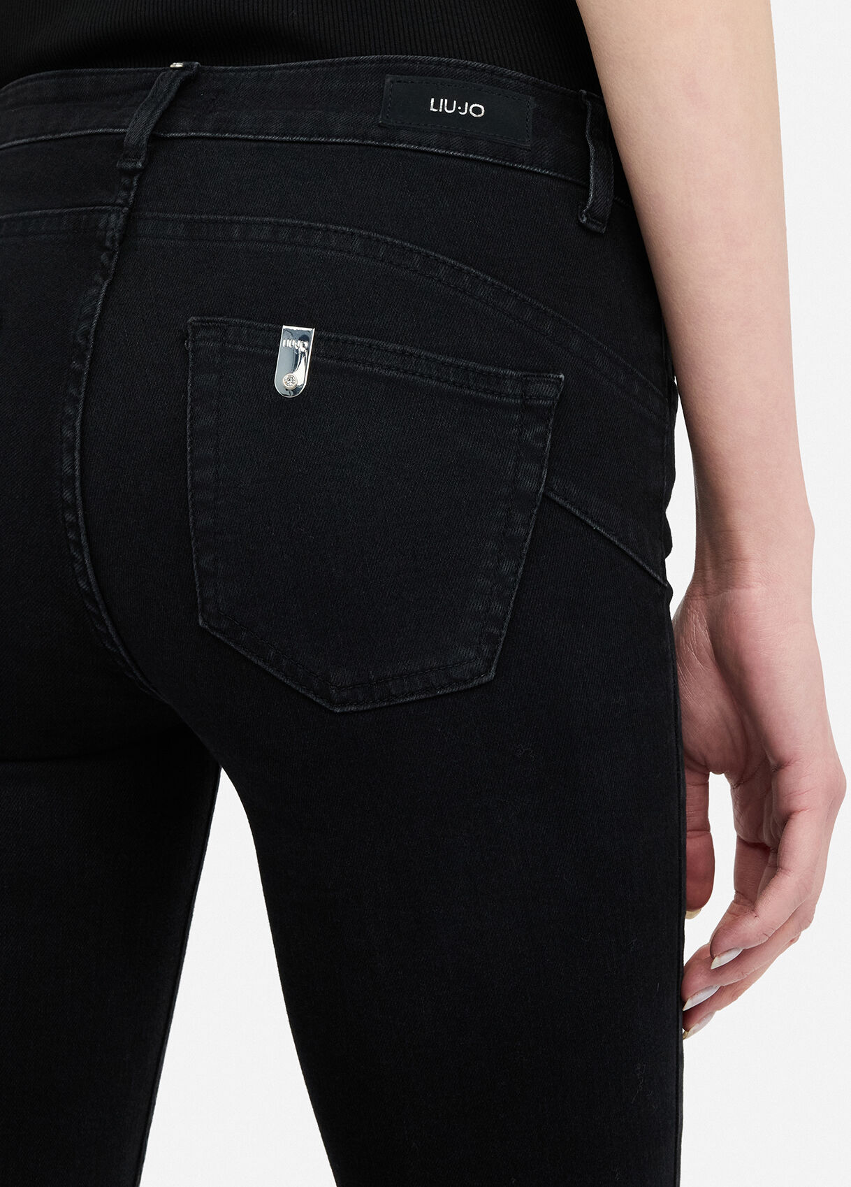 Bootcut Bottom Up jeans colour black denim | Liu Jo Bootcut Bottom Up jeans colour black denim | Liu Jo