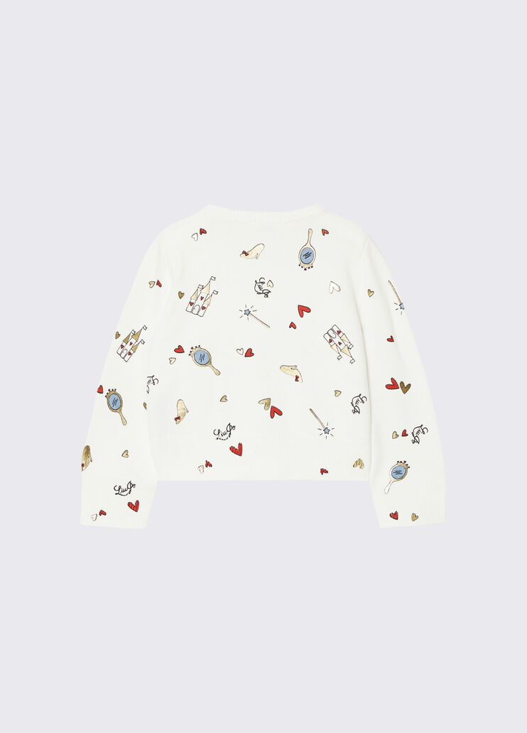 Printed Cardigan white with print Liu Jo - medium