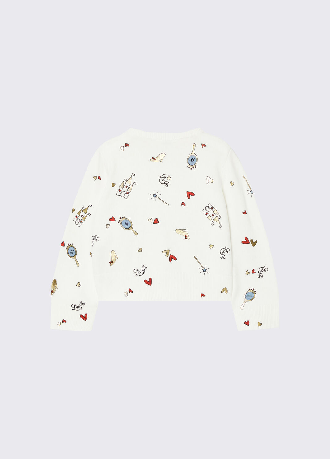 Printed Cardigan white with print Liu Jo - large image number 1