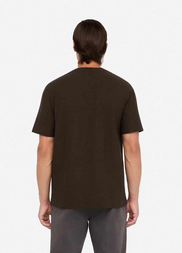 Cotton T-shirt dark chocolate brown Liu Jo - large image number 1