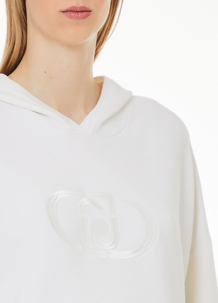 Hooded jumper white Liu Jo - large image number 2