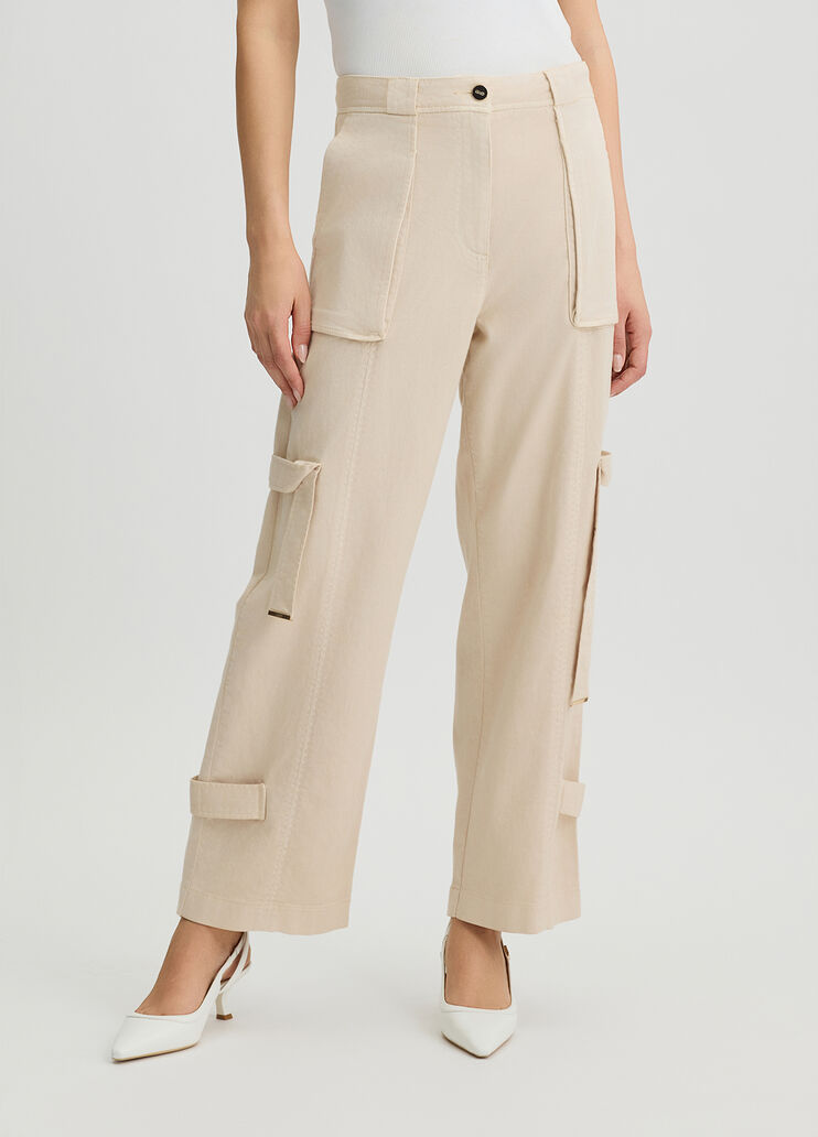 Worker trousers cream Liu Jo - medium Worker trousers cream Liu Jo - medium