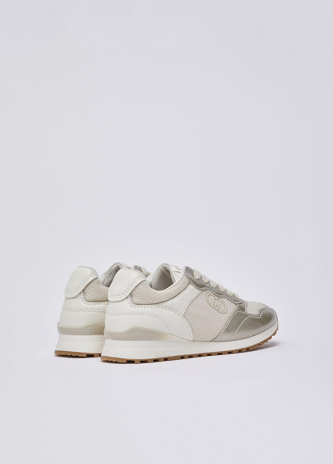 Sneakers with mesh details milky white Liu Jo - large image number 2