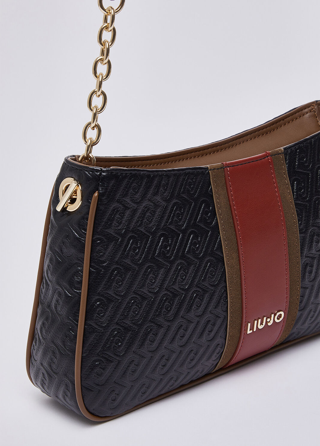 Bolso bandolera peque&ntilde;o negro Liu Jo - large image number 5