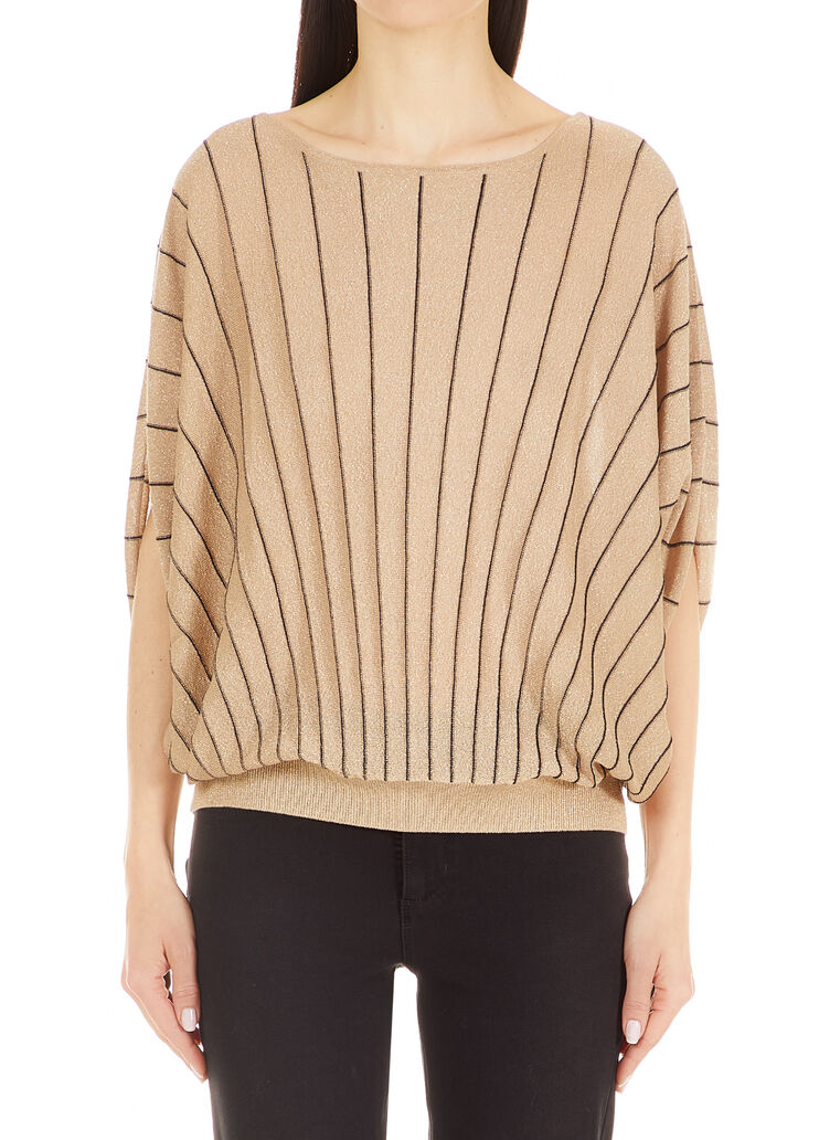 Jumper with lurex® Golden Liu Jo - large image number 0 Jumper with lurex® Golden Liu Jo - large image number 0