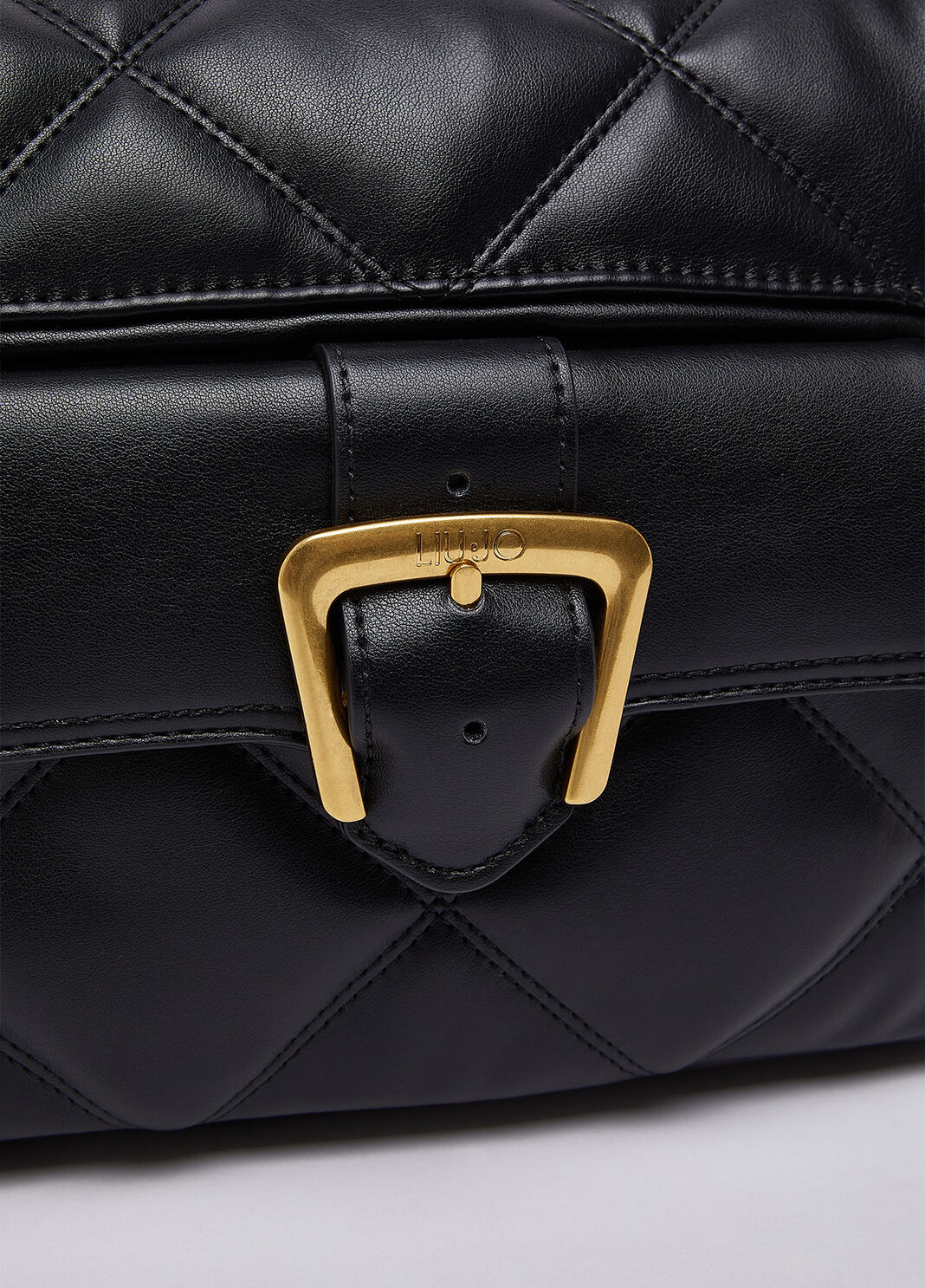 Borsa hobo piccola matelass&eacute; nero Liu Jo - large image number 4