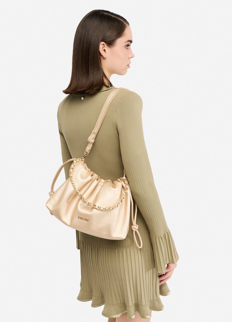Kleine Tasche mit Kette Hellgold Liu Jo - medium Kleine Tasche mit Kette Hellgold Liu Jo - medium