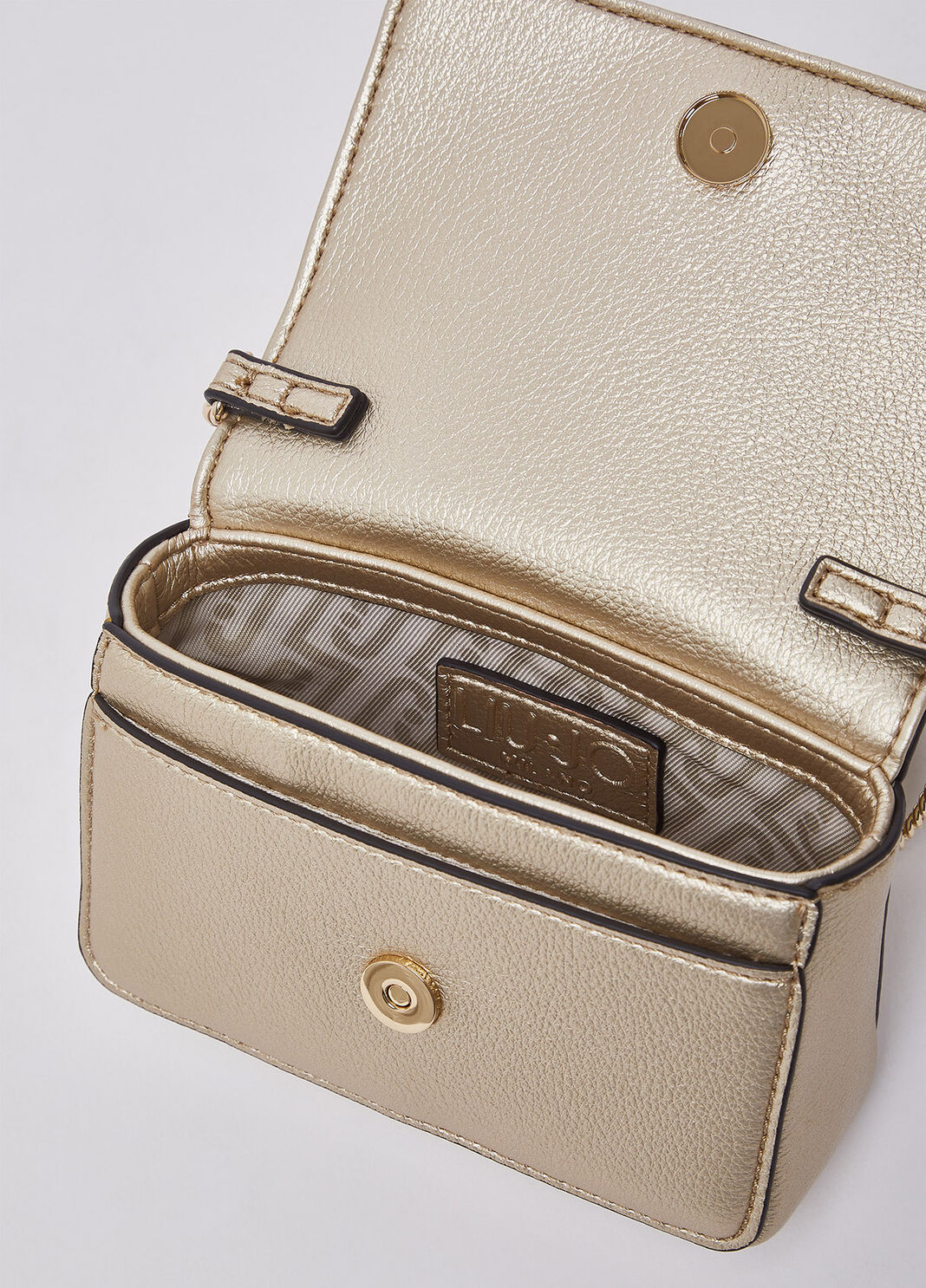 Mini crossbody bag light beige Liu Jo - large image number 6