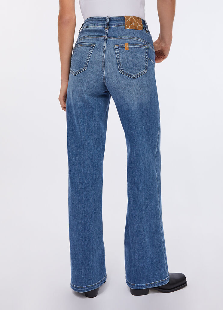 High-rise flared jeans light denim Liu Jo - medium High-rise flared jeans light denim Liu Jo - medium
