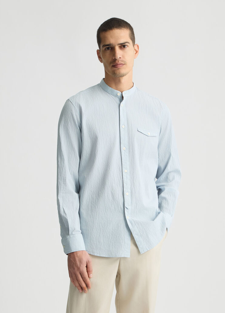 Blue Mandarin-collar shirt blue Liu Jo - medium Blue Mandarin-collar shirt blue Liu Jo - medium