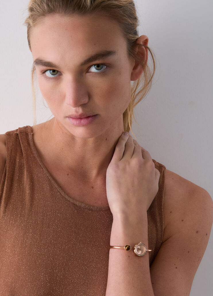 Orologio bracciale con pietra gioiello marrone Liu Jo - medium