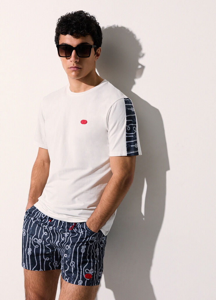 T-shirt with printed insert blue Liu Jo - medium