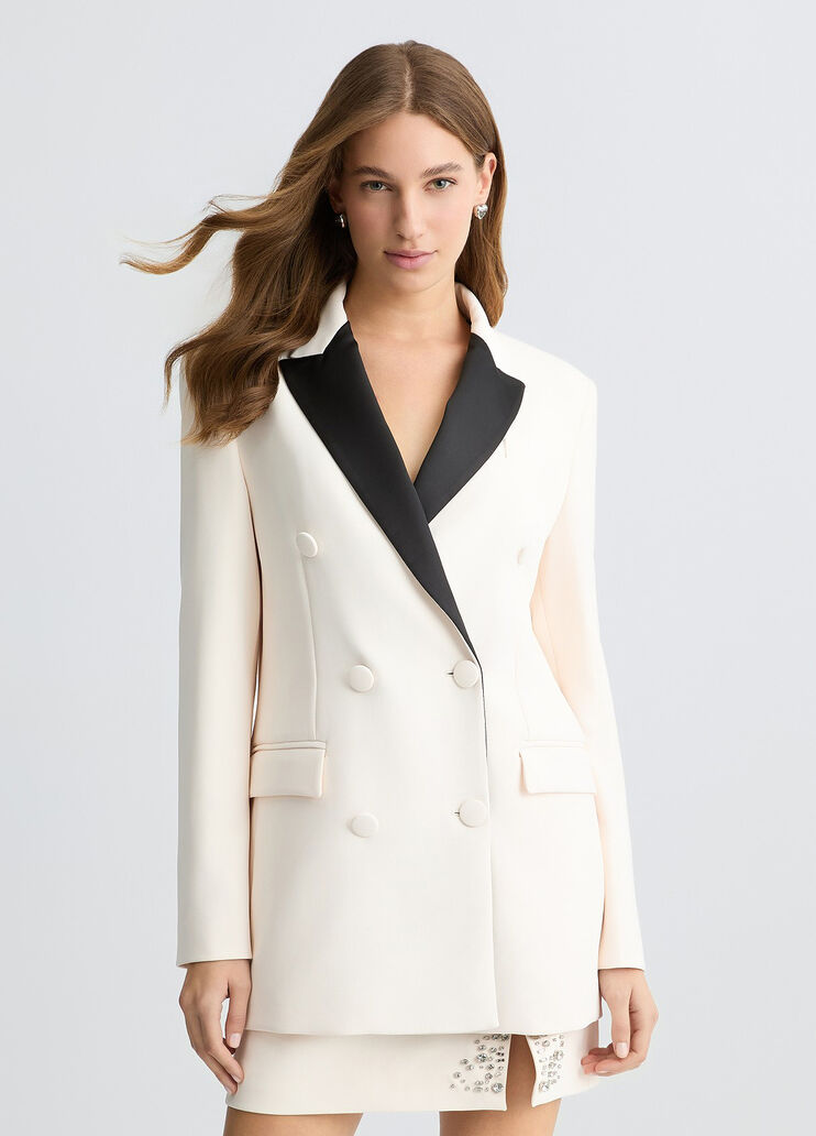 White double-breasted jacket champagne Liu Jo - medium White double-breasted jacket champagne Liu Jo - medium
