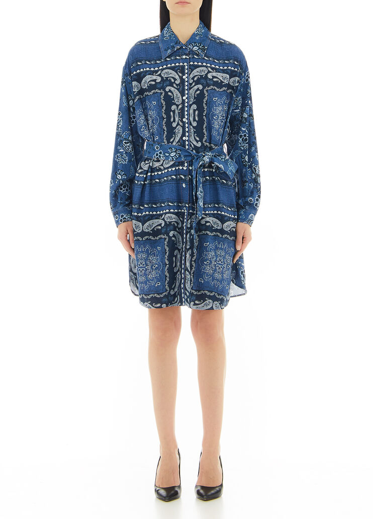 Short denim dress blue denim Liu Jo - large image number 0 Short denim dress blue denim Liu Jo - large image number 0