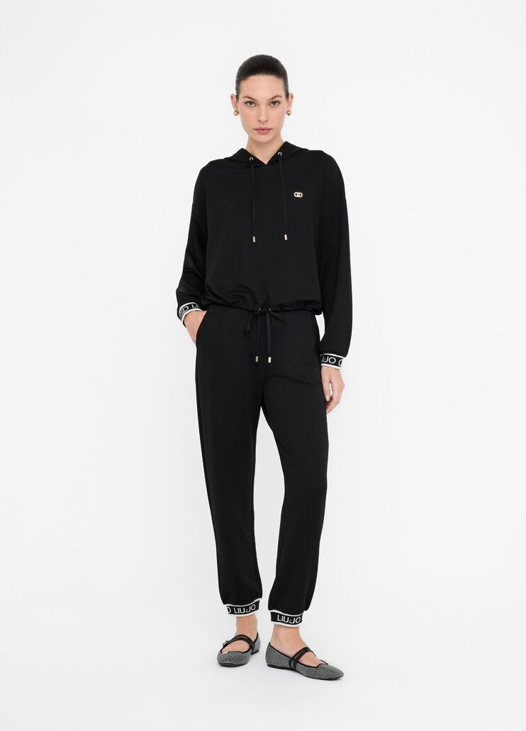 Lurex® hoodie black Liu Jo - medium Lurex® hoodie black Liu Jo - medium
