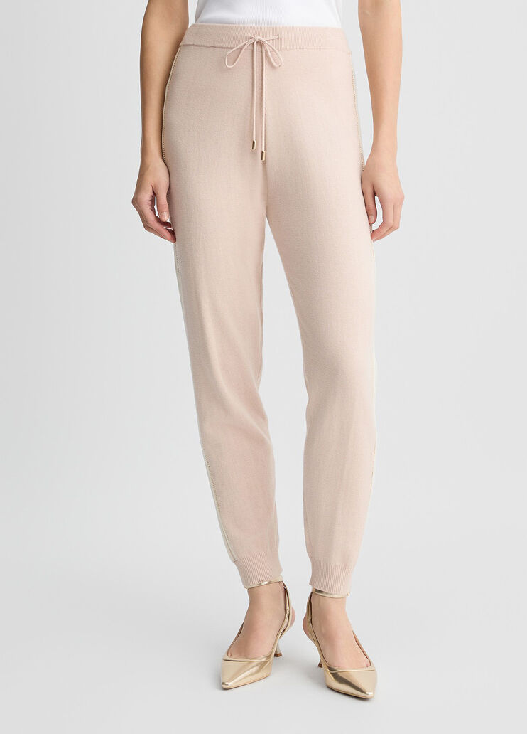 Long pink trousers beige Liu Jo - large image number 0 Long pink trousers beige Liu Jo - large image number 0