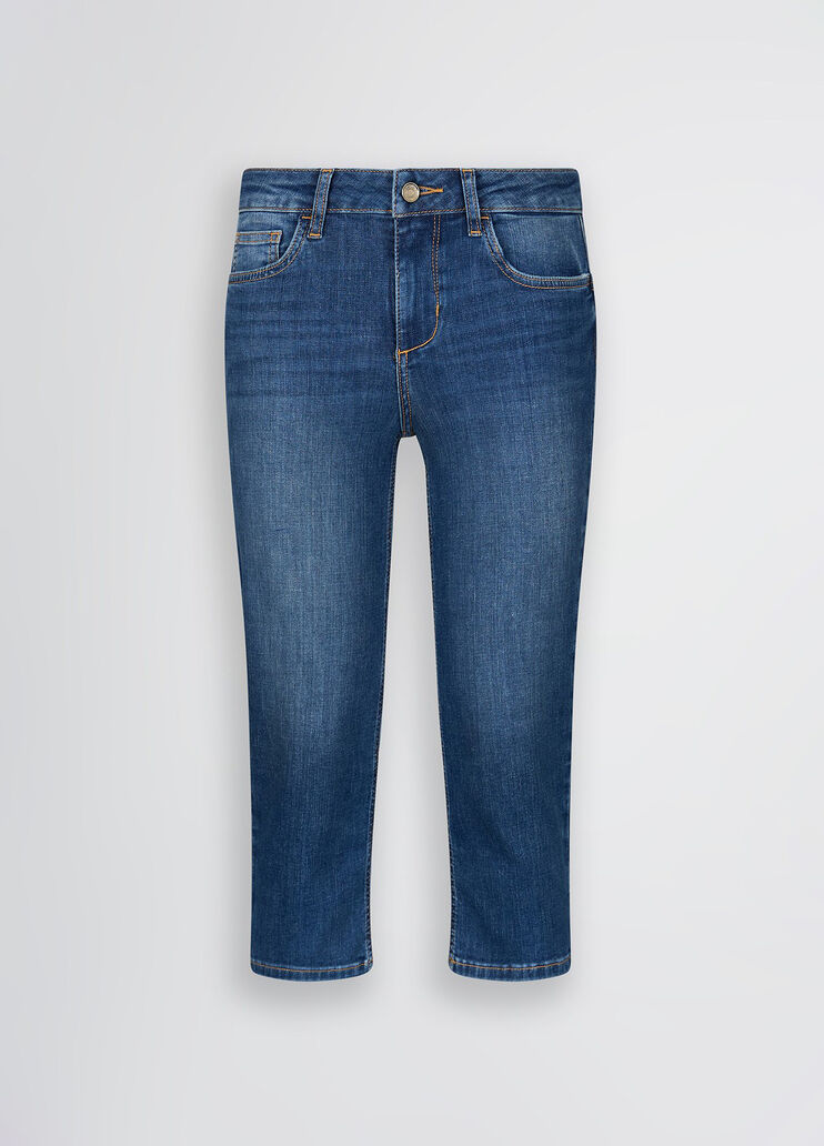 Bottom Up Capri jeans dark denim Liu Jo - large image number 6 Bottom Up Capri jeans dark denim Liu Jo - large image number 6
