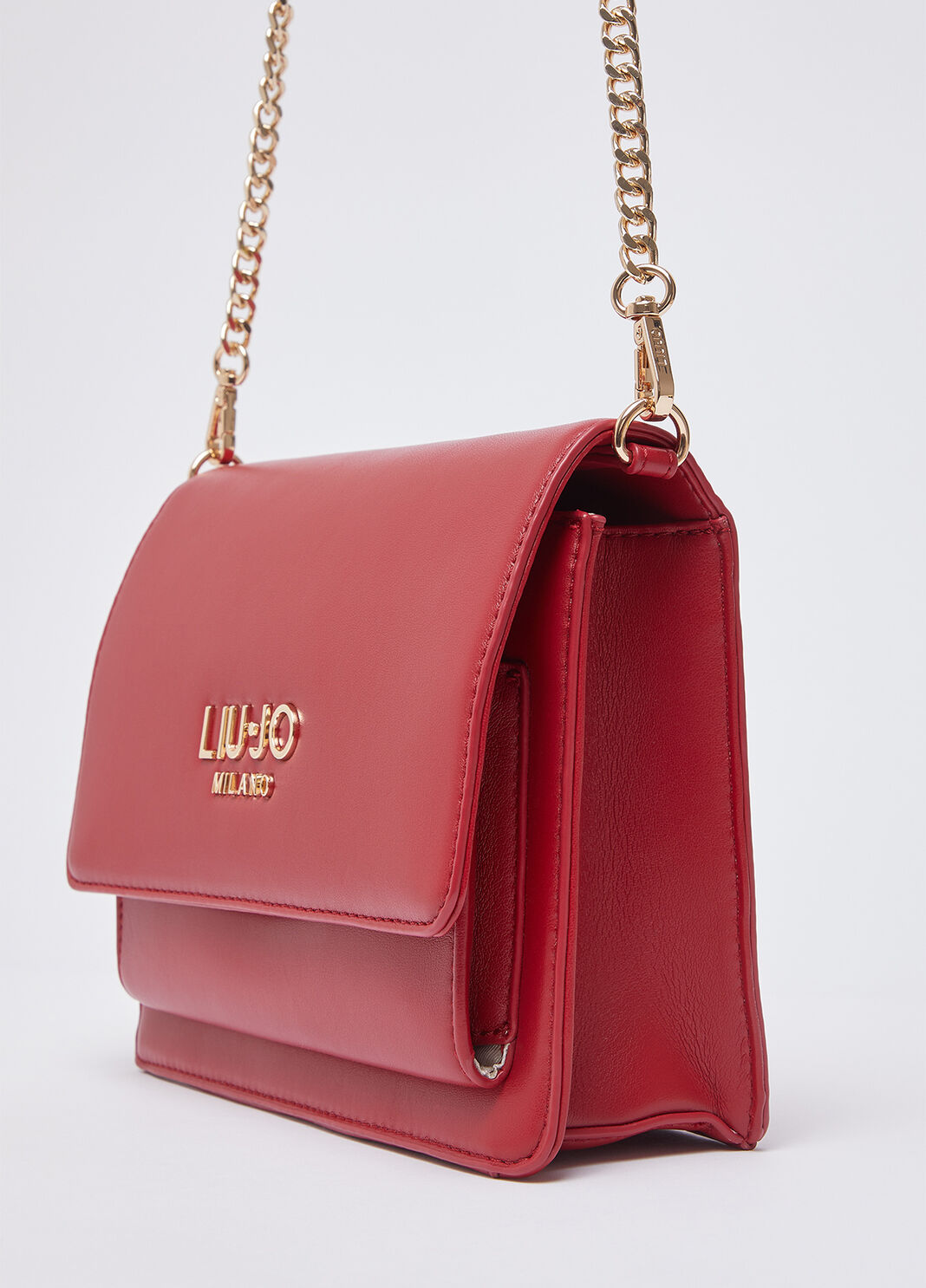 Sac &agrave; bandouli&egrave;re format moyen cerise Liu Jo - large image number 5