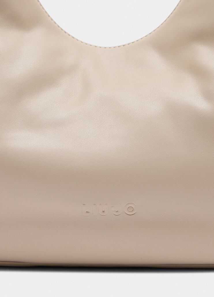 Large hobo bag with chain beige Liu Jo - large image number 4