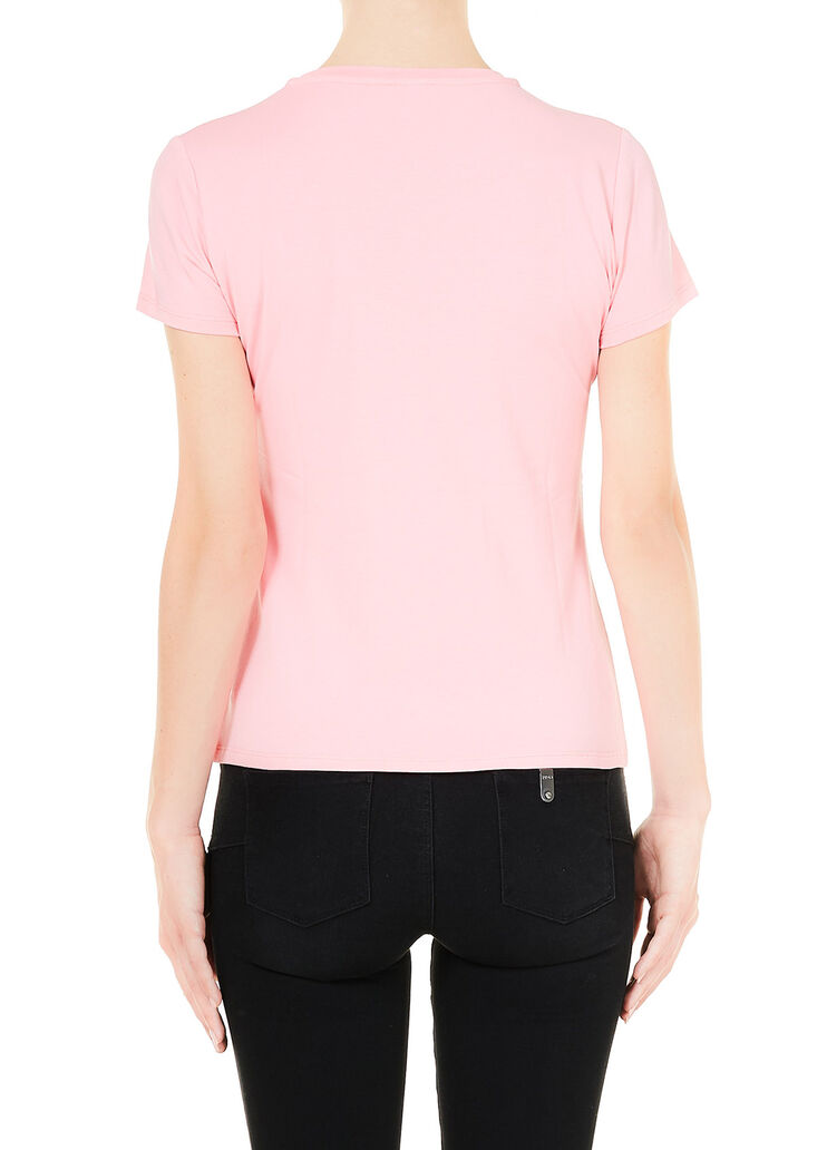 Футболка с роскошными аппликациями Розовый Liu Jo - large image number 1