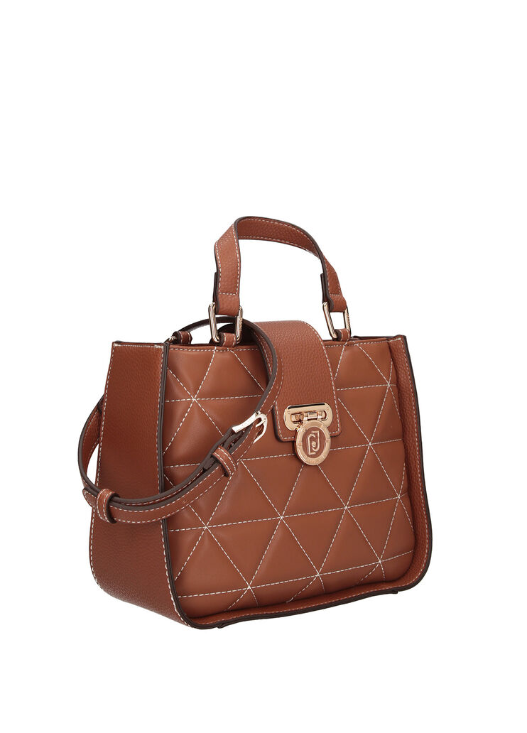 Borsa a mano marrone trapuntata marrone Liu Jo - large image number 1