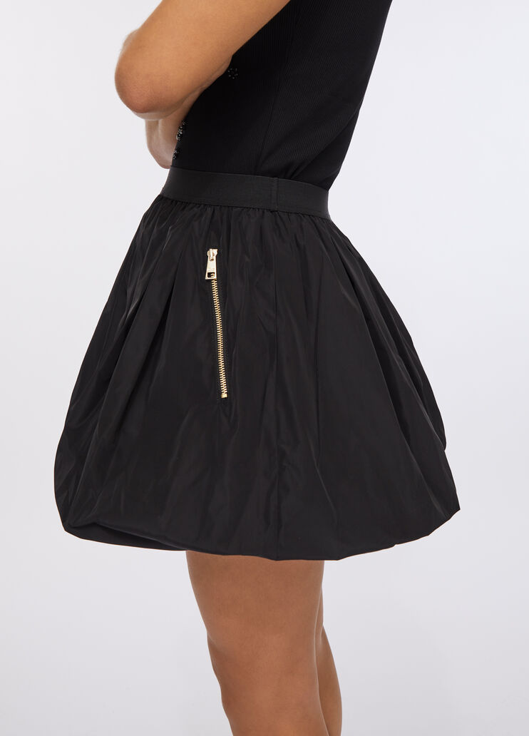 Minijupe en taffetas noir Liu Jo - medium